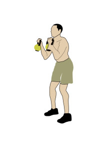 Kettlebell arm curl