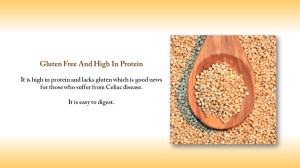 Quinoa is a gluten free food