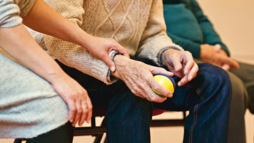 stress ball exercise